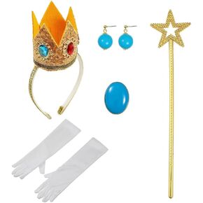 Princess Costume Accesories,Halloween Princess Cosplay Set for Women Girls