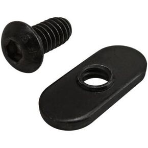 8020، 3393، 10 سلسلة بولت كومبو، 1/4-20 × 0.5 بوصة برغي غطاء مقبس رأس الزر مع شريحة في الاقتصاد T-Nut Steel Hardware 80/20 مجموعة صواميل ومسامير (25 حزمة) in Kuwait