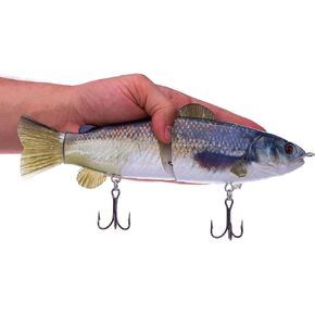 10" RF Glider Glide Bait Bass Musky Striper Fishing Lure Big Multi Jointed Shad Trout Kits Slow Sinking or Floating