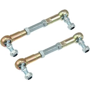 X AUTOHAUX 2pcs M8 110mm Steering Tie Rod Ball Joint for 50cc 70cc 90cc 110cc 125cc 150cc 200cc 250cc ATV Four Wheeler Quad Steering Suspension