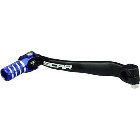 SCAR Folding Gear Shift Lever Shifter Pedal Forged Compatible with Yamaha YZ 65 85 YZ65 YZ85 99-24 - Blue