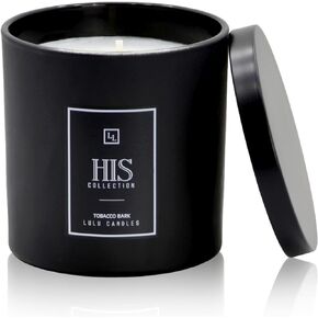 Lulu Candles | Nag Champa - Indian Incense - His Collection | Luxury Scented Soy Jar Candle | Hand Poured in The USA | Highly Scented & Long Lasting- 9 Oz.