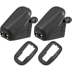 ACROPIX Front Windshield Wiper Washer Nozzle Spray Jet for Mini Cooper Hatchback and S (R50, R53) - Pack of 2 Black