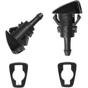 5116079AB Premium Wiper Washer Nozzles Fit for Dodge Journey 2009-2020, Avenger 08-11 | for Chrysler PT Cruiser 01-10, 200/Sebring 07-11 | Windshield Washer Fluid Jet Nozzle | Easy to Install | 2 Pack