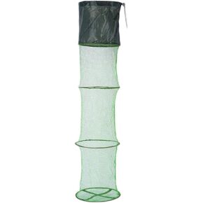 BESPORTBLE Fishing Net Mesh Fish Trap Collapsible Fish Cage Fishing Keep Net Fishing Basket for Keeping Lures Crayfish Crab Fishes Shrimps Lobsters
