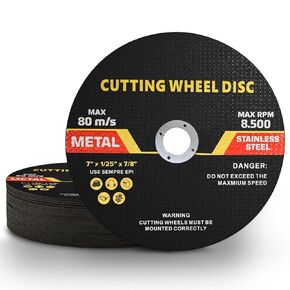 NORJIN 50 Pack 6 Inch Cut Off Wheels, 6"x1/25"x7/8" Cutting Wheels for Metal & Stainless Steel, Ultra Thin Cut-Off Wheel Cutting Disc, Aggressive Cutting Wheel for Angle Grinder