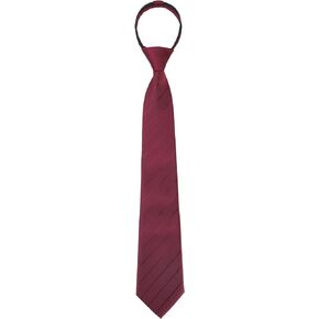 Men's Zipper Ties Pre-Tied Classic Patterned Neck Ties for Casual Formal
