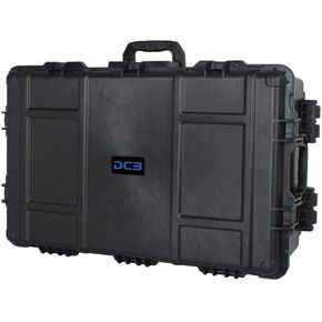 DCB Cases - Element 7975F | 32 x 21 x 12 Ext Dim | IP67 Waterproof | Pluck Foam Insert | Telescoping Handle | Rubberized Grips | Resin-Reinforced Injection Molded Plastic | 7 Latch Lid Close | Wheels