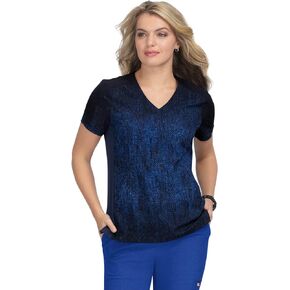 KOI Lite Stretch 1046PR المرأة العاطفة الأعلى نوفو متعرجة XS