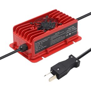 12 AMP 36 Volts Battery Replacement Charger for 36 Volt Club Car/Yamaha Golf Cart with Crowsfoot Plug Waterproof IP65