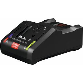 BOSCH GAL18V-160C 18V Hell-ion Connected-Ready Lithium-Ion 16 Amp Battery Turbo Charger with Power Boost, Black