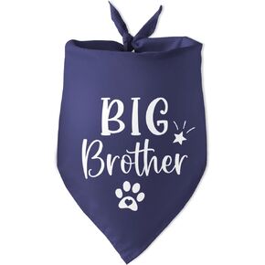 Big Brother Dog Bandana Pregnancy Announcement Dog Bandana Blue Dog Bandana Gender Reveal Photo Prop Accessories for Dog Lovers Owner Gift