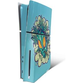 MightySkins Skin Compatible with Playstation 5 Slim Disk Edition Console Only - in Outer Space | Protective, Durable, and Unique Vinyl Decal wrap Cover | Easy to Apply | Made in The USA
