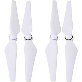 VBESTLIFE Quadcopter Propellers for DJI Phantom 4/4 Pro - 2 Pairs of 9450S Spare Parts Made of Plastic - White