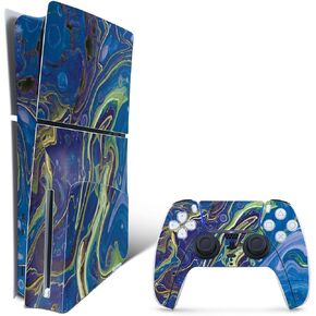 MightySkins Skin Compatible with Playstation 5 Slim Disk Edition Console Only - Dragon Nebula | Protective, Durable, and Unique Vinyl Decal wrap Cover | Easy to Apply | Made in The USA