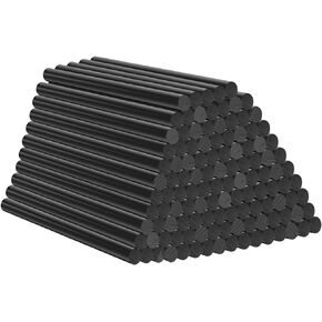 T TOVIA : Black Hot Glue Sticks 4" x.27 (60Bulk Pack) - Ultra Bond Hot Melt Adhesive Mini Glue Gun Sticks for All temperature Glue Guns