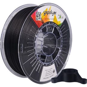 YXPOLYER ESD Safe ABS Filament,1.75mm Permanent Antistatic 3D Printer Filament,Easy to Print Engineering Filament,Surface Resistance: 10^6-10^9Ω/m,Dimensional Accuracy +/- 0.04mm,1kg Spool,Black