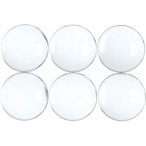 CleverDelights 35mm (1 3/8") Round Glass Cabochons - 10 Pack