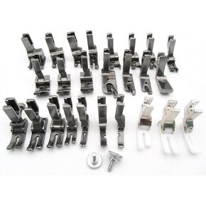 CKPSMS brand -#KP-PF25 PRESSER FOOT SET Compatible with JUKI DDL-555 DDL-5550 DDL-5600 DDL-8300 Brother B705 B70 7B715 B716 B735 Singer 188K 191D 195K 196K