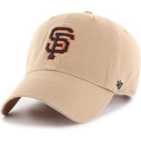 قبعة '47 MLB Khaki Clean Up قابلة للتعديل، للكبار (سان فرانسيسكو جاينتس)