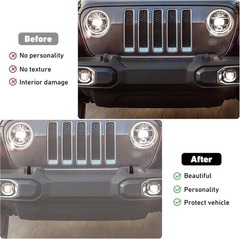 Linskip Tow Hook Covers Compatible with Jeep Wrangler 4XE JL JK & Gladiator JT 2007-2024, Front Bumper Tow Hook Rubber Sleeve Protectors, Exterior Accessories(Red) in Saudi Arabia