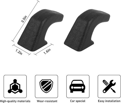 Linskip Tow Hook Covers Compatible with Jeep Wrangler 4XE JL JK & Gladiator JT 2007-2024, Front Bumper Tow Hook Rubber Sleeve Protectors, Exterior Accessories(Red) in Saudi Arabia