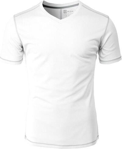 H2H Mens Cool Dry Compression Short Sleeve T-Shirts in Kuwait