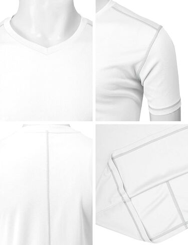 H2H Mens Cool Dry Compression Short Sleeve T-Shirts in Kuwait