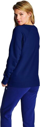 Champion Women's Powerblend Crew, Classic Script in Saudi Arabia