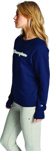 Champion Women's Powerblend Crew, Classic Script in Saudi Arabia