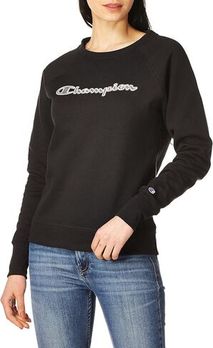 Champion Women's Powerblend Crew, Classic Script in Saudi Arabia