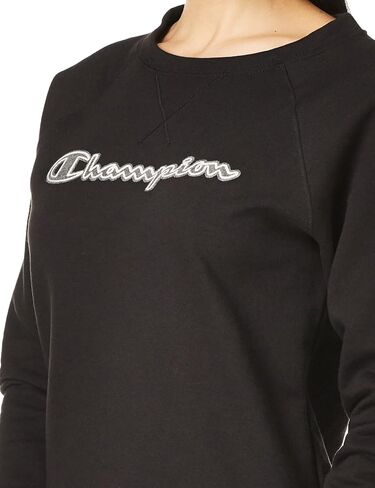 Champion Women's Powerblend Crew, Classic Script in Saudi Arabia