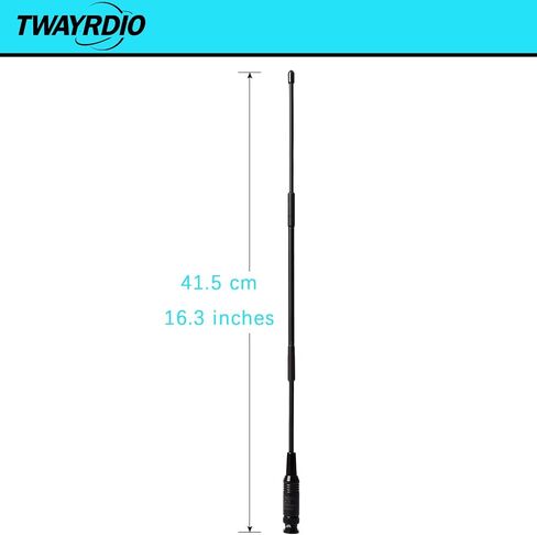 TWAYRDIO 27MHz CB Radio Antenna Whip Handheld BNC Antenna Portable Replacement Compatible with Midland 75-822 75-785 MHS75 7W44 Cobra HH50WXST HH50 MRHH350FLT C75WXST Uniden BC75XLT PRO401HH BC125AT in Saudi Arabia