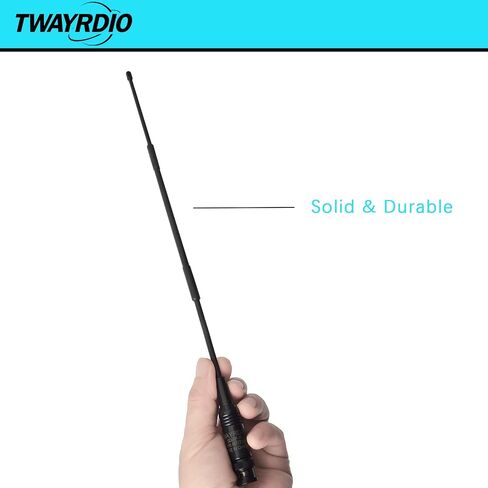 TWAYRDIO 27MHz CB Radio Antenna Whip Handheld BNC Antenna Portable Replacement Compatible with Midland 75-822 75-785 MHS75 7W44 Cobra HH50WXST HH50 MRHH350FLT C75WXST Uniden BC75XLT PRO401HH BC125AT in Saudi Arabia