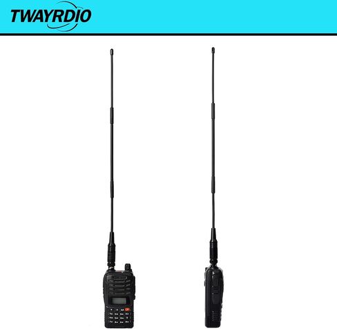 TWAYRDIO 27MHz CB Radio Antenna Whip Handheld BNC Antenna Portable Replacement Compatible with Midland 75-822 75-785 MHS75 7W44 Cobra HH50WXST HH50 MRHH350FLT C75WXST Uniden BC75XLT PRO401HH BC125AT in Saudi Arabia