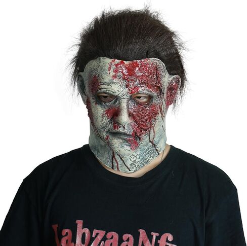 Thaodura Scary Mask, Halloween Latex Zombie Mask Full Head For Adults, Horror Cosplay Costume Props in Saudi Arabia