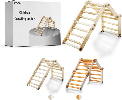 Toys for Children/Thickened Eco-Friendly Materials/Variable Climbing Frame Slides Promote Brain and Body Development/Beautiful Gift to Happy Childhood (Orange) in Saudi Arabia