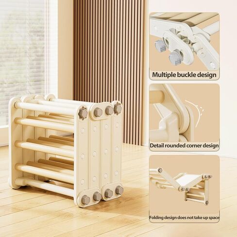 Toys for Children/Thickened Eco-Friendly Materials/Variable Climbing Frame Slides Promote Brain and Body Development/Beautiful Gift to Happy Childhood (Orange) in Saudi Arabia