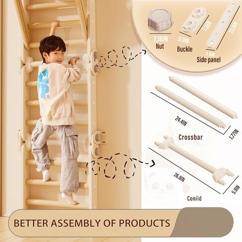 Toys for Children/Thickened Eco-Friendly Materials/Variable Climbing Frame Slides Promote Brain and Body Development/Beautiful Gift to Happy Childhood (Orange) in Saudi Arabia