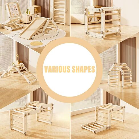 Toys for Children/Thickened Eco-Friendly Materials/Variable Climbing Frame Slides Promote Brain and Body Development/Beautiful Gift to Happy Childhood (Orange) in Saudi Arabia