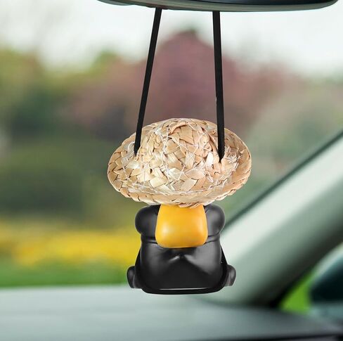 Swinging Duck Car Hanging Ornament, Car Hanging Accessories, Car Accessories Interior Aesthetic to Reduce Visual Fatigue, Cool Room Decor, Duck Hanging car Ornament, for Women and Men(Cool) in Kuwait