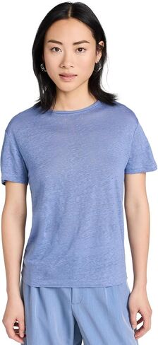 Vince Women's Drop Shoulder Crew Neck Top in Saudi Arabia