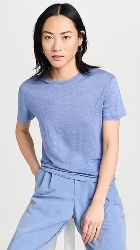Vince Women's Drop Shoulder Crew Neck Top in Saudi Arabia