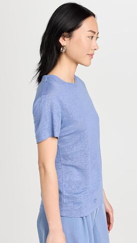Vince Women's Drop Shoulder Crew Neck Top in Saudi Arabia