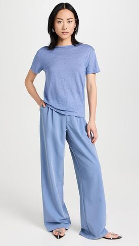 Vince Women's Drop Shoulder Crew Neck Top in Saudi Arabia
