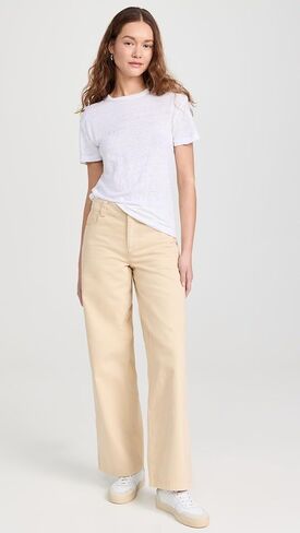 Vince Women's Drop Shoulder Crew Neck Top in Saudi Arabia