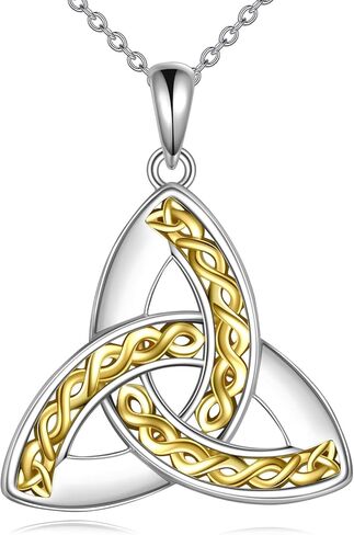 Celtic Knot Necklace for Women Celtic Knot Jewelry Moonstone Pendant Gifts for Women Girls in Saudi Arabia