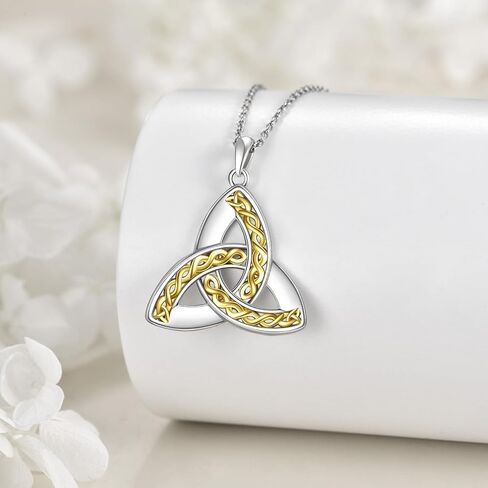 Celtic Knot Necklace for Women Celtic Knot Jewelry Moonstone Pendant Gifts for Women Girls in Saudi Arabia