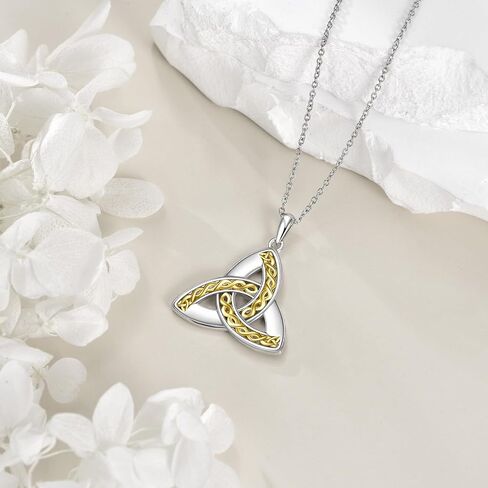 Celtic Knot Necklace for Women Celtic Knot Jewelry Moonstone Pendant Gifts for Women Girls in Saudi Arabia