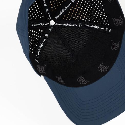 قبعة من الحبال ذات 5 ألواح منحنية من مادة PVC ذات العلامة التجارية Bills Old Glory، تناسب مقاس 7-7 7/8، مشبك خلفي قابل للتعديل in Kuwait